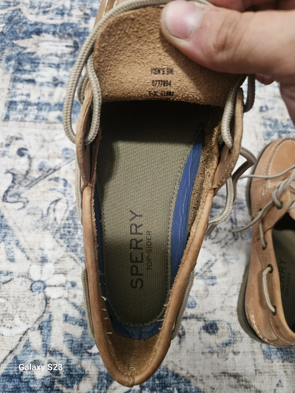 Sperry Top-Sider Men's 9M Brown Leather 2-Eye Boat Shoes Casual Loafers Great Co